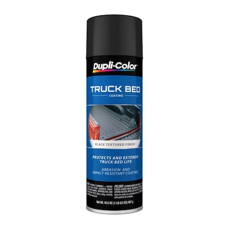 Short Cuts Dupli-Color Black Textured Finish Truck Bed Coating 16.5 oz TR250